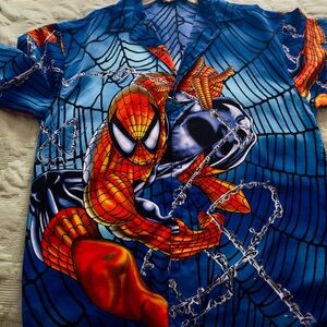 Vibrant Spider-Man Graphic Shirt